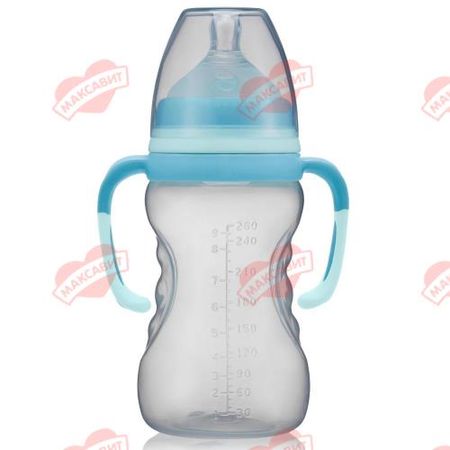 ROXY-KIDS БУТЫЛОЧКА 260 мл силикон. соска с широк. горлом