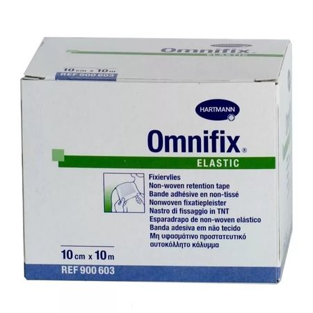 ЛЕЙКОПЛАСТЫРЬ ФИКСИРУЮЩИЙ ХАРТМАНН OMNIFIX ELASTIC гипоаллергенный 10см х 10м
