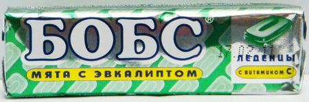 БОБС леденцы мята+эвкалипт №10