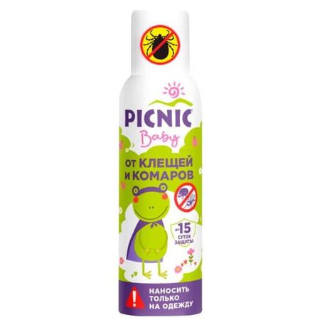ПИКНИК БЭБИ АЭРОЗОЛЬ ОТ КЛЕЩЕЙ И КОМАРОВ 125 мл