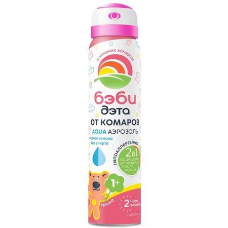ДЭТА БЭБИ AQUA СПРЕЙ ОТ КОМАРОВ 100 мл с 1 года