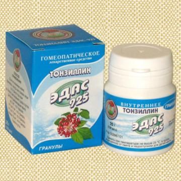 ЭДАС-925 (ТОНЗИЛЛИН) гранулы гомеопатич. 20 гр