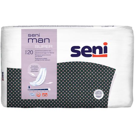 СЕНИ ПРОКЛАДКИ МУЖСКИЕ ПРИ НЕДЕРЖАНИИ МЕН СУПЕР №20