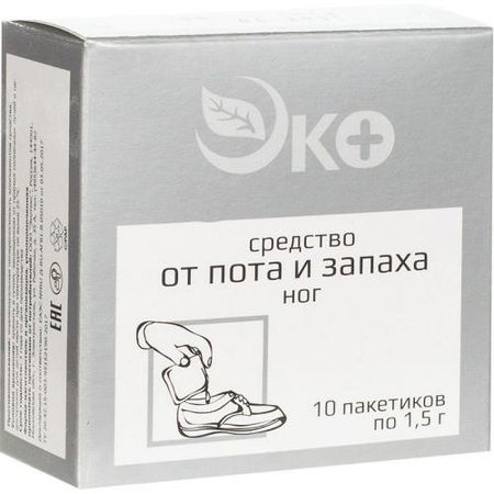 ЭКО СРЕДСТВО ДЛЯ НОГ ОТ ЗАПАХА И ПОТА 1,5 гр №10
