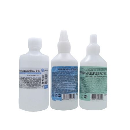 ПЕРЕКИСЬ ВОДОРОДА р-р наружный д/местн. прим 3% фл. пласт. 100 мл