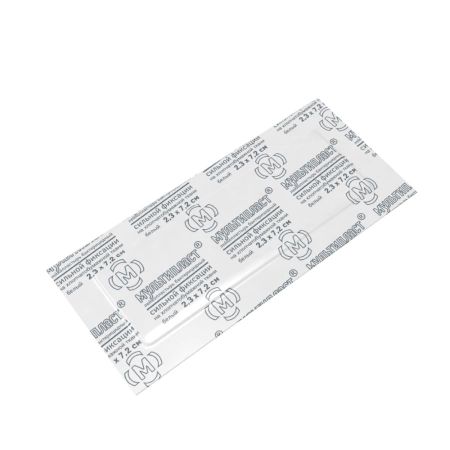 ЛЕЙКОПЛАСТЫРЬ БАКТЕРИЦИДНЫЙ МУЛЬТИПЛАСТ сильная фиксация 2,3см х 7,2см