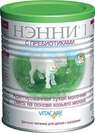 НЭННИ СМЕСЬ МОЛОЧНАЯ НА КОЗЬЕМ МОЛОКЕ-1 400 гр