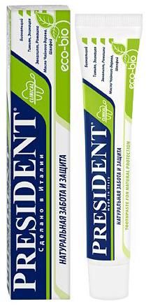 ПРЕЗИДЕНТ ЭКО БИО ЗУБНАЯ ПАСТА 50 гр кларисса рис кристина миляева президент желает бастовать