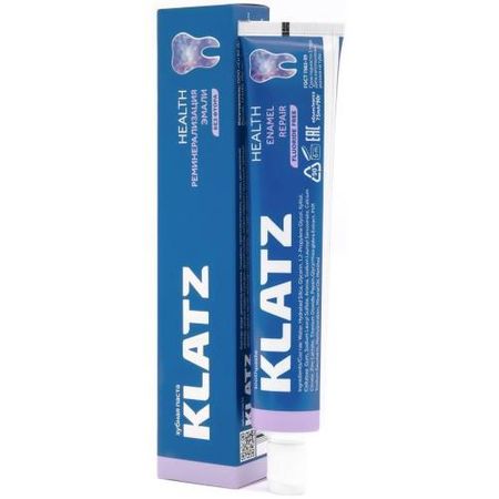 KLATZ (КЛАЦ) HEALTH ЗУБНАЯ ПАСТА 75 мл ремин.зубной эмали