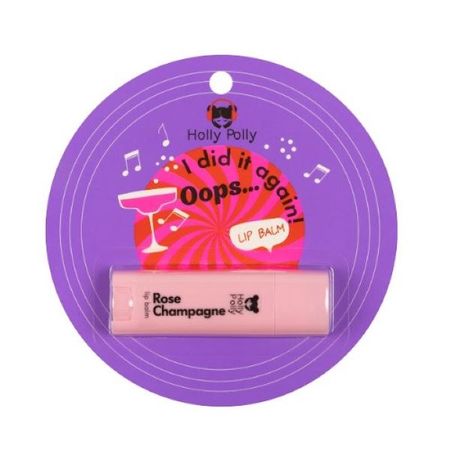 HOLLY POLLY (ХОЛЛИ ПОЛЛИ) БАЛЬЗАМ ДЛЯ ГУБ 4,8 гр розовое шампанское маркер двухсторонний розовое шампанское спирт основа цв o25 sketchmarker