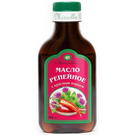МАСЛО РЕПЕЙНОЕ КРАСНЫЙ ПЕРЕЦ МИРРОЛЛА 100 мл