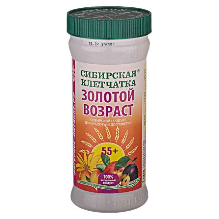 КЛЕТЧАТКА СИБИРСКАЯ золотой возраст 55+ 280 гр донателла ди пьетрантонио хрупкий возраст