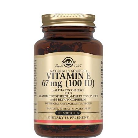 СОЛГАР ВИТАМИН Е капс. 100 МЕ №100