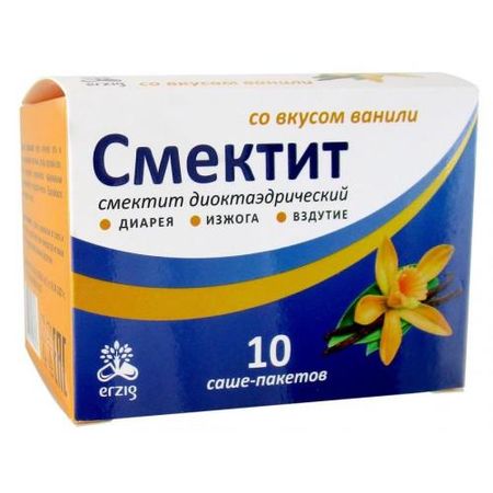 СМЕКТИТ сусп. внутр. ваниль пак.-саше 5 гр №10