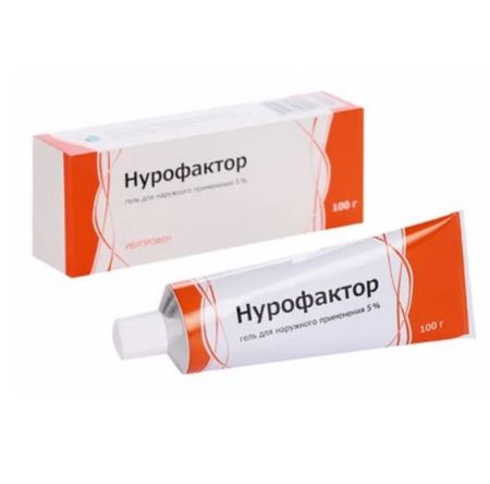 НУРОФАКТОР гель 5% туба 100 гр