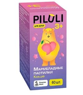 PILULI КАЛЬЦИЙ пастилки для детей №60