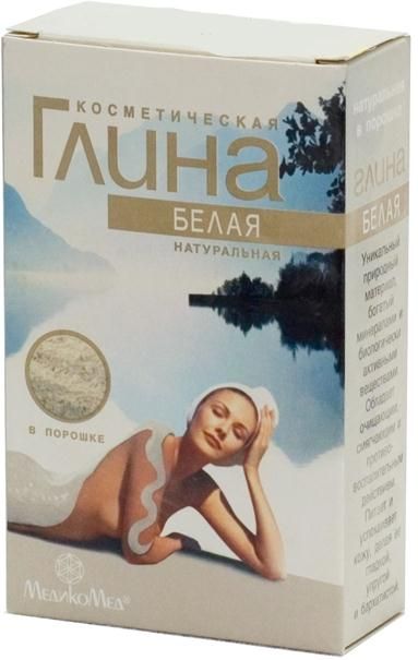 ГЛИНА ДЛЯ ЛИЦА И ТЕЛА 100 гр белая