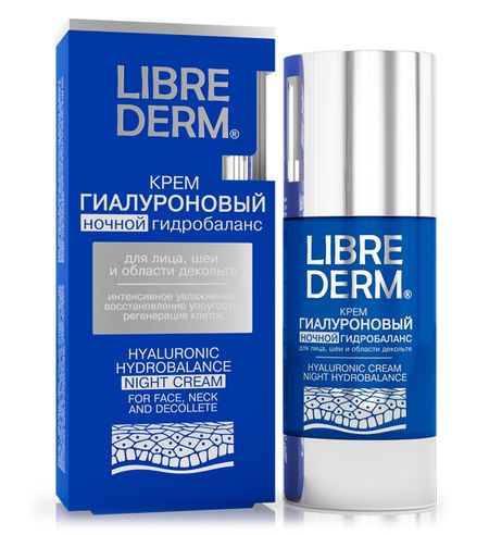 ЛИБРИДЕРМ ГИАЛУРОН. КРЕМ ДЛЯ ЛИЦА И ШЕИ 50 мл ночной гидробаланс