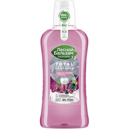 ЛЕСНОЙ БАЛЬЗАМ ОПОЛАСКИВАТЕЛЬ ДЛЯ ПОЛОСТИ РТА 400 мл таежные ягоды