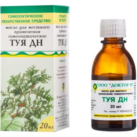 ТУЯ ДН гомеопат. масло наруж. фл. 20 мл