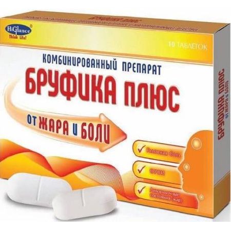 БРУФИКА ПЛЮС табл. 400+325 мг №10