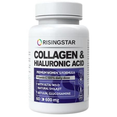 RISINGSTAR МУМИЕ С КОЛЛАГЕНОМ И ГИАЛУРОНОВОЙ КИСЛОТОЙ капс. №60