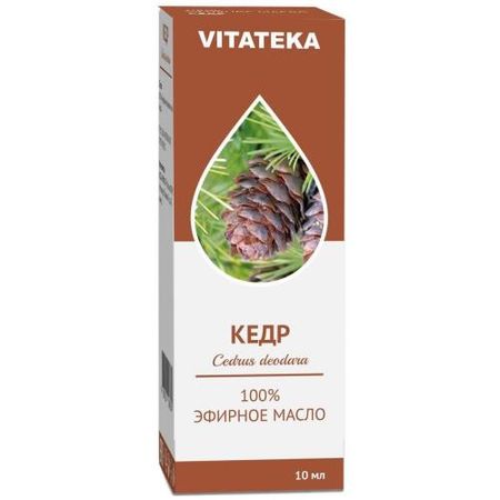 МАСЛО ЭФИРНОЕ КЕДР ВИТАТЕКА 10 мл