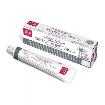 СПЛАТ ОТБЕЛИВАНИЕ ПЛЮС ЗУБНАЯ ПАСТА 40 мл