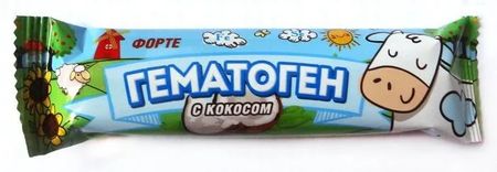 ГЕМАТОГЕН ФОРТЕ пастилки с кокосом 40 гр