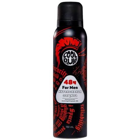 COOL RULE (КУЛ РУЛ) ДЕЗОДОРАНТ АЭРОЗОЛЬНЫЙ ДЛЯ МУЖЧИН 150 мл интенсивная защита
