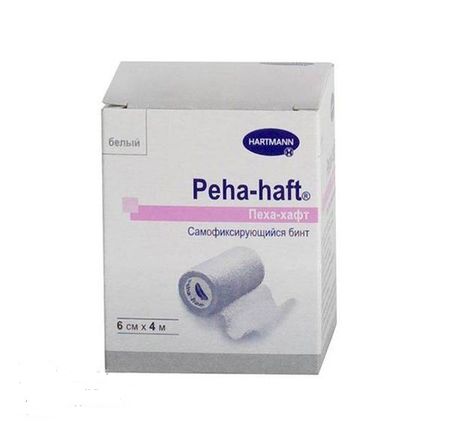 БИНТ ФИКСИРУЮЩИЙ PEHA-HAFT ХАРТМАНН белый 6см х 4м