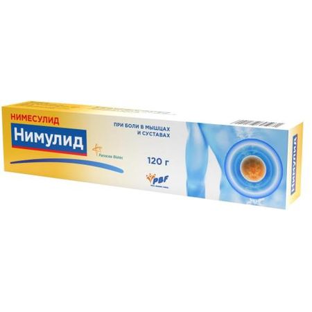 НИМУЛИД гель 1% туба 120 гр