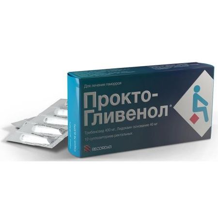 ПРОКТО-ГЛИВЕНОЛ супп. рект. №10