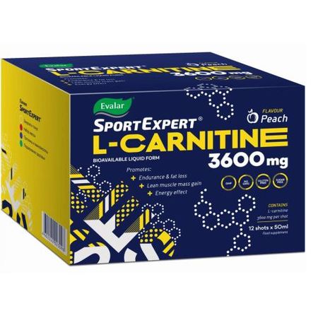 СПОРТЭКСПЕРТ L-КАРНИТИН ЭВАЛАР р-р внутр. фл. 50 мл №12