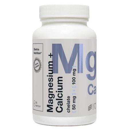 ЭЛЕНТРА НУТРИШН МАГНИЙ+КАЛЬЦИЙ ХЕЛАТ капс. №90