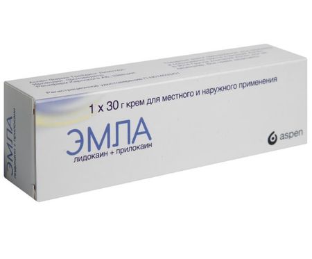 ЭМЛА крем наружн. д/местн. прим. 30 гр