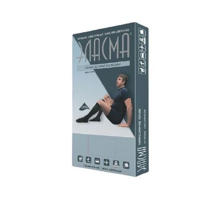 ГОЛЬФЫ КОМПРЕССИОННЫЕ (МУЖ.) ЭЛАСМА 1 класс компр. р.2