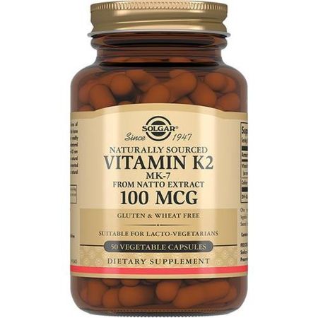 СОЛГАР ВИТАМИН К2 капс. 100 мкг №50