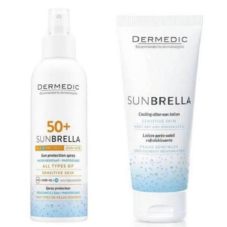 ДЕРМЕДИК SUNBRELLA НАБОР (спрей SPF50 +лосьон)