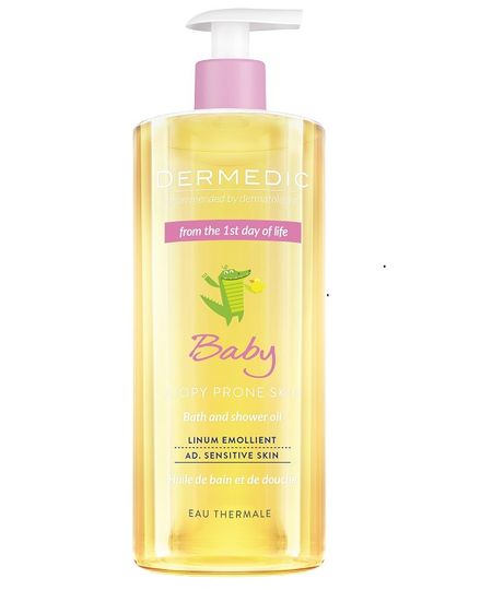 ДЕРМЕДИК EMOLIENT LINUM BABY МАСЛО ДЛЯ ВАННЫ И ДУША 500 мл
