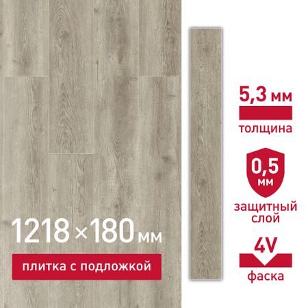 Плитка кварцвиниловая Corsa Deco Rio G100 замковая 2,6309 кв.м 5,3 мм с фаской с подложкой IXPE всеобщая история разноуровневые задания 11 класс фгос