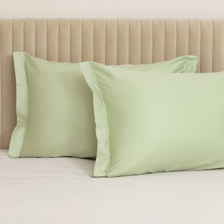 Комплект наволочек Зеленый туман/Fog Green с ушками