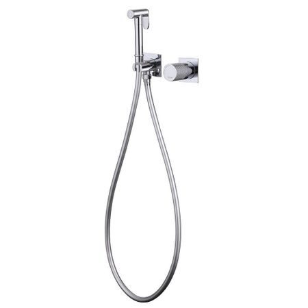 Смеситель с гигиеническим душем встраиваемый Abber Rund со скрытой частью в комплекте хром (AF8725)