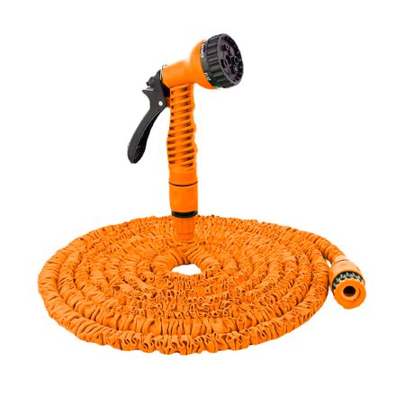 Набор для полива 30 м Вихрь с растягивающимся шлангом и пистолетом 7 режимов (73/7/2/27) соединители для полива sgoohan pp abs g1 2 4 20 мм