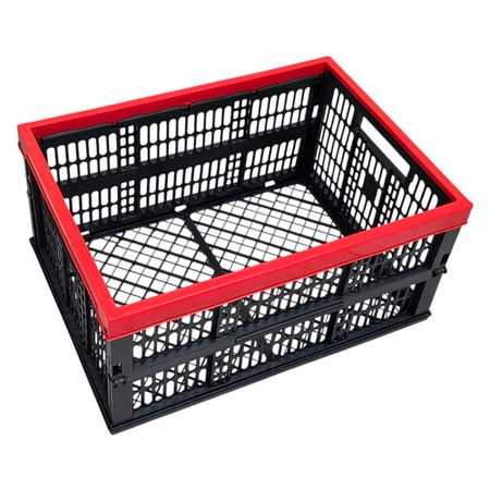 Ящик для хранения Инструм-Агро 40 л пластиковый складной черный портативный складной пластиковый безлопастной вентилятор