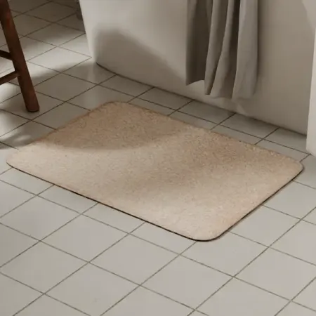 Коврик для ванной Lemer Havre 50x80 см цвет бежевый