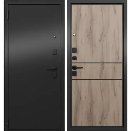 Дверь входная металлическая Брутал 86x205 см левая форест металлическая закладка xyddjynl