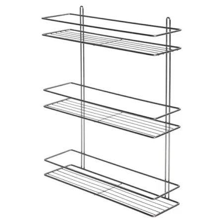 Полка для душа ProfFero С27456 3 яруса цвет графит многоразовые водонепроницаемые шапочки для душа