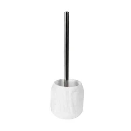 Ёршик для унитаза Lemer Savona полирезин цвет белый держатель для щетки для унитаза пластиковый белый
