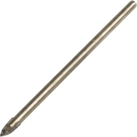 Сверло по стеклу и керамике Kranz цилиндрический хвостовик 3 мм алмазное сверло для стекла 4 100 мм